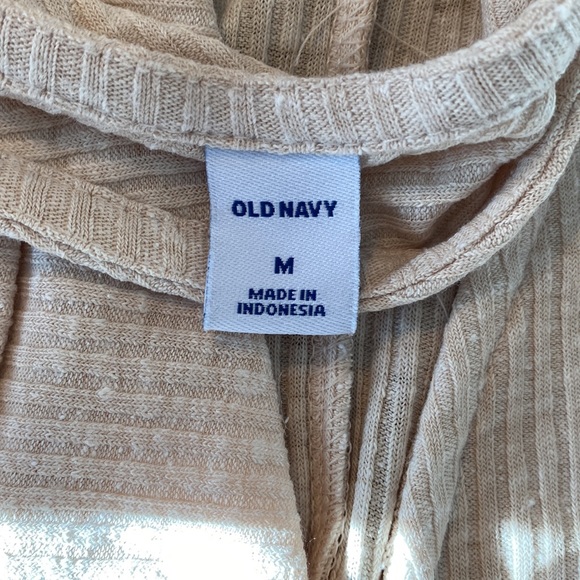 Old Navy Cream-Oatmeal Color Rib Maxi Dress Medium - Picture 6 of 7